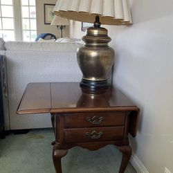 End Table and Lamp