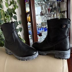 Black leather  Boots By La Martina Lote Italy