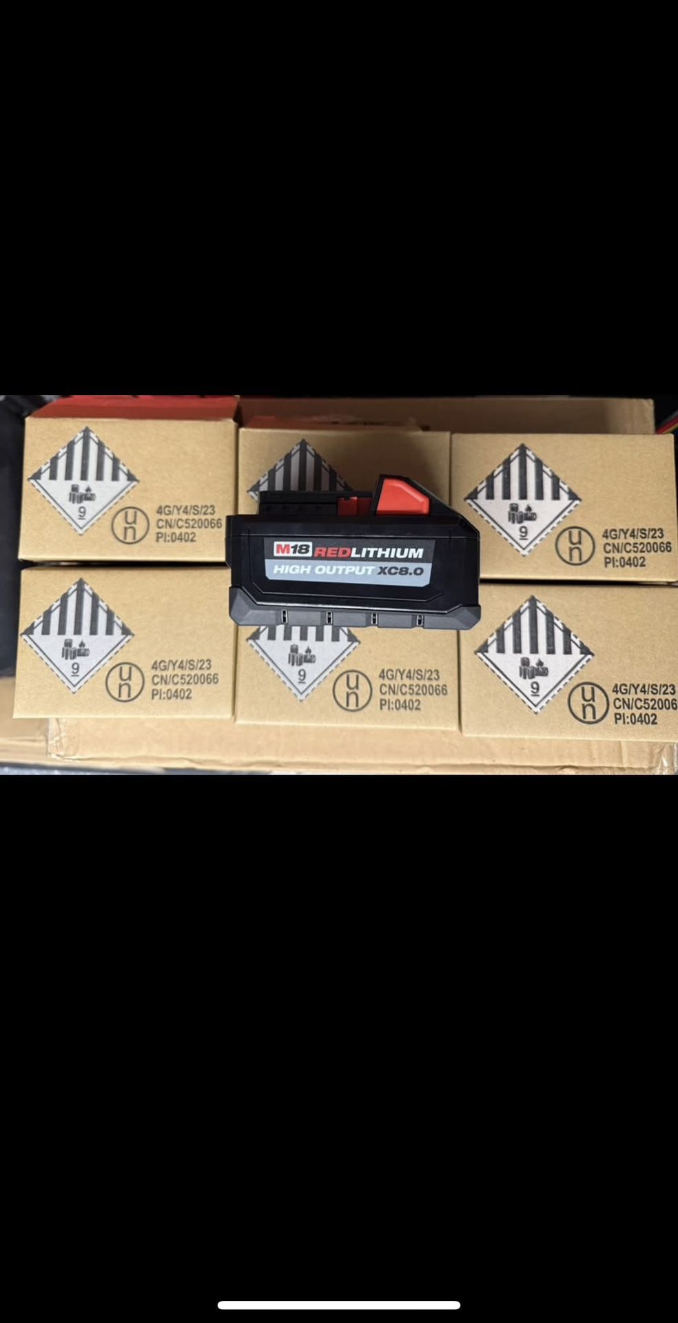 Milwaukee M18 8.0Ho Battery. 2 Available.