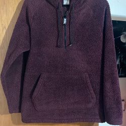 Pink Victorias Secret Maroon Quarter Zip