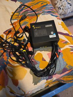 Manik 450W 80 Plus ATX Power Supply PSU Tested Working