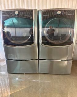 LG signature Steam Washer and Electric dryer