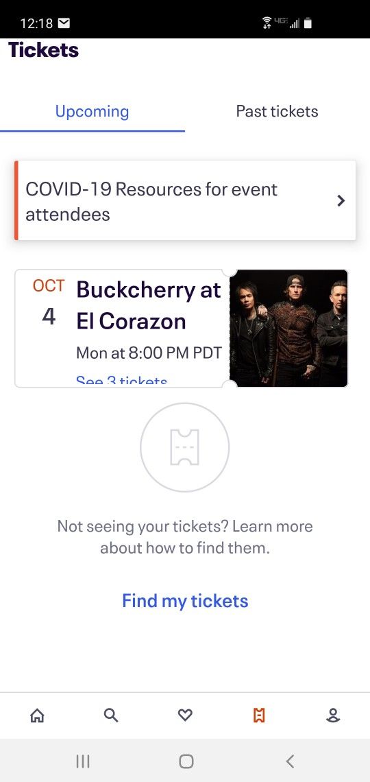 Buckcherry Tix - El Corazon