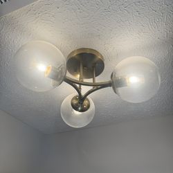 Wayfair Modern Gold Ceiling Light Fixture (Barely Used)