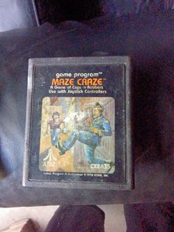 Cops and robbers 1978 Atari game