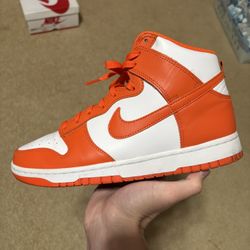 Size 9 - Nike Dunk SP 2021 High Syracuse White Orange