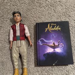 Disney Aladdin Doll / Book