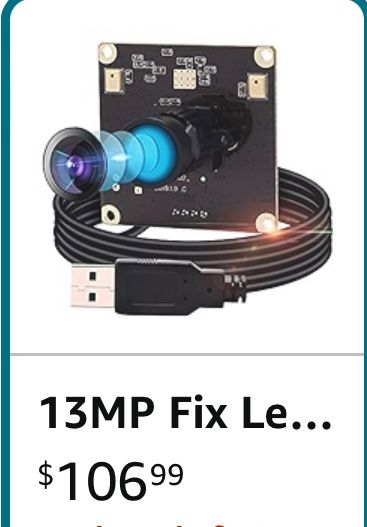 13mp Wide Angle USB Camera Module with Microphone for Computer