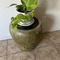 Stand Plant Ceramic Vintage 