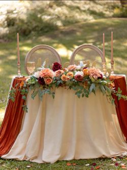 Sweet heart flowers and sash