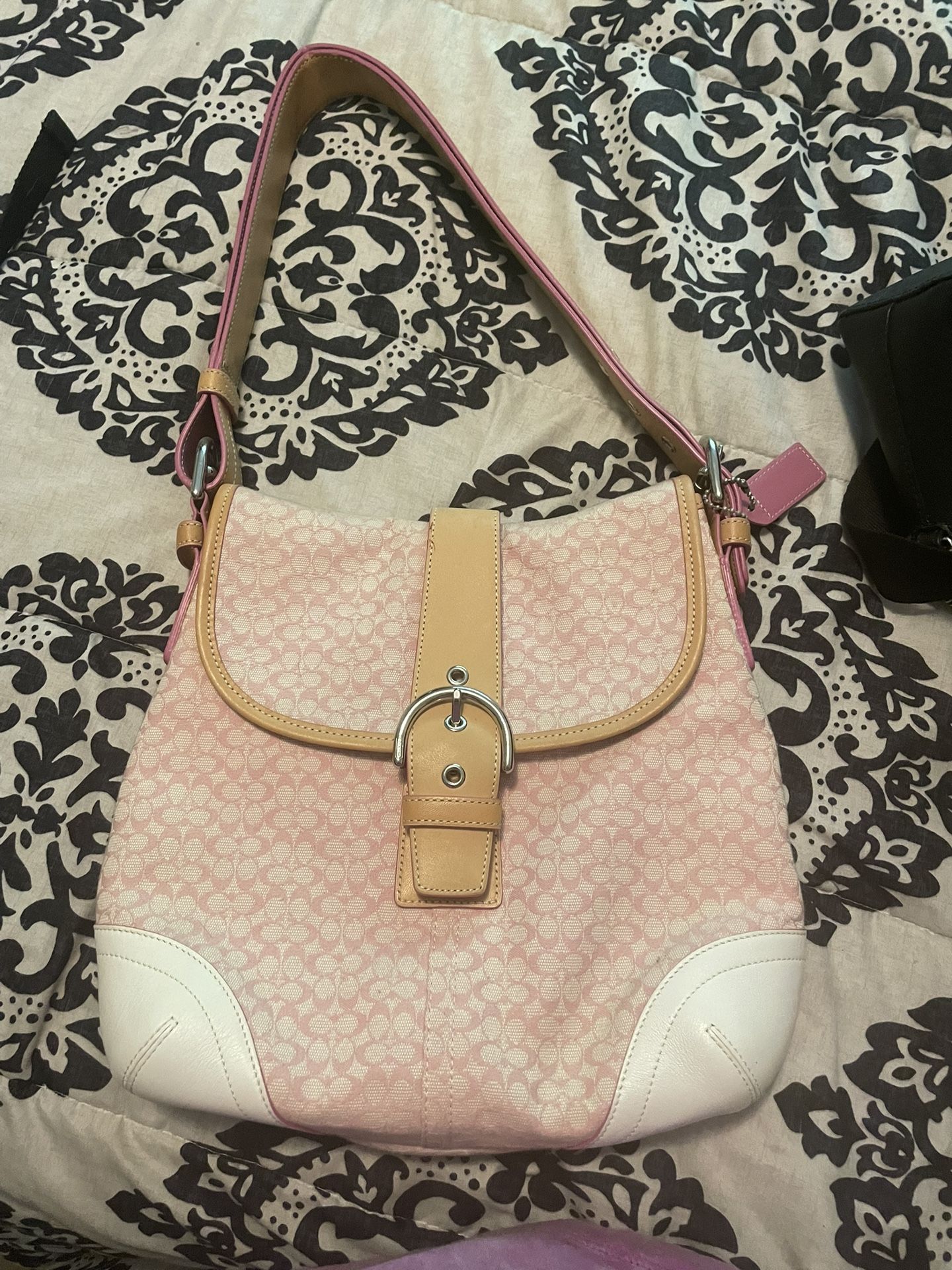 Vintage strawberry coach purse