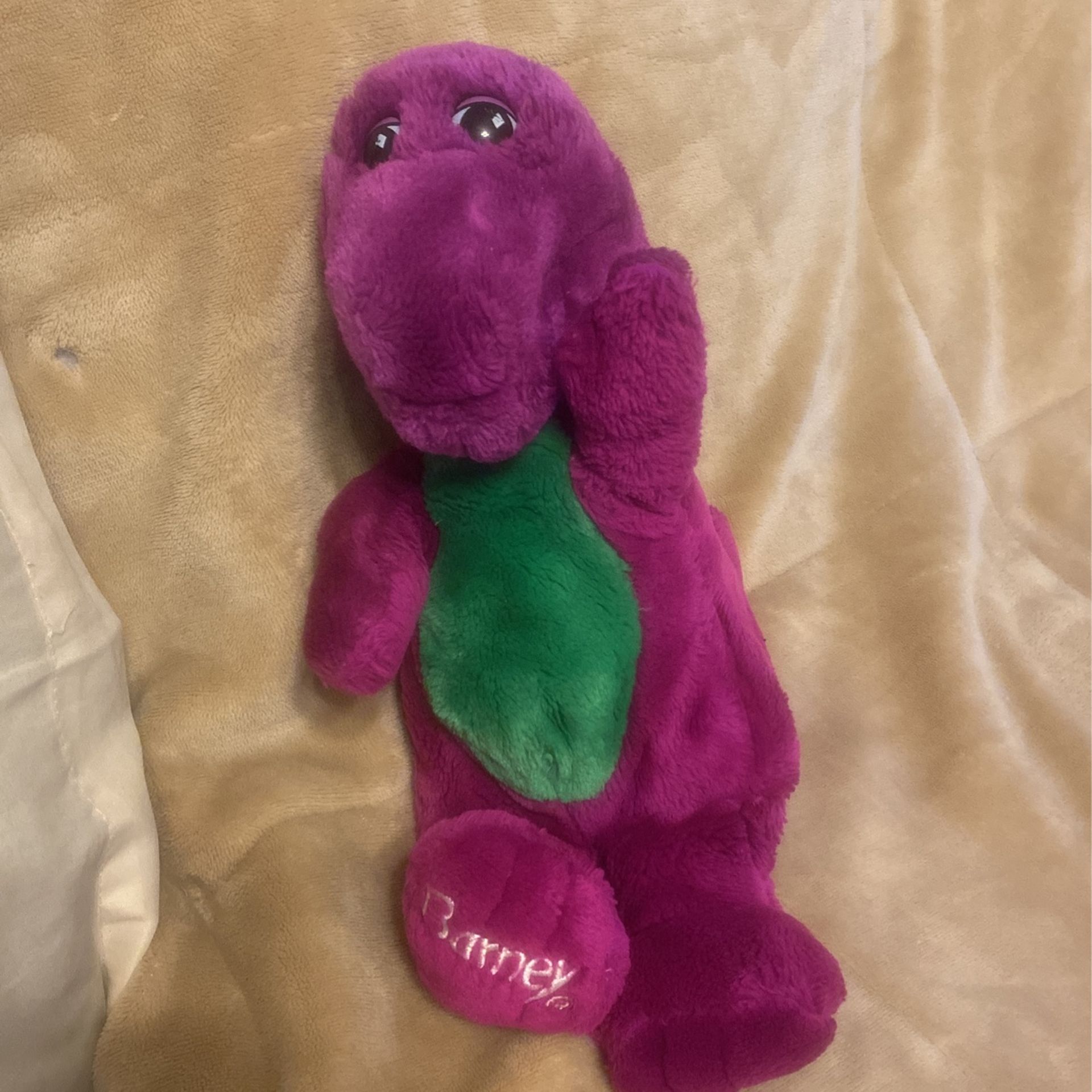 Vintage 1992 Barney Stuffed Animal 