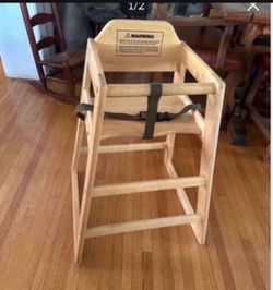 Baby Wooden Chair like new