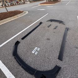 Universal Lip + Side Skirts + Spoiler Kit – Black/Red/Blue/Carbon