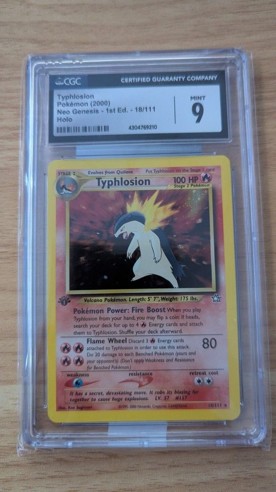 Neo Genesis 1st Edition Typhlosion