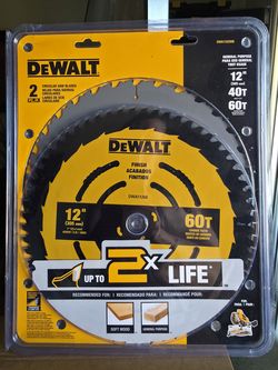 Dewalt 12" Miter Saw Blade combo (DWA112CMB)