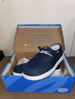 Hey Dude Navy Blue Casual Slip-On Shoes