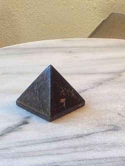 1.6" Approximately Jasper Pyramid Quartz Crystal