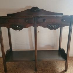 Antique High Console Table