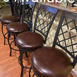 6 Counter Top Bar Stools 24"