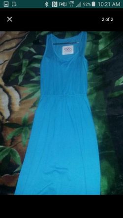Medium new blue maxi dress