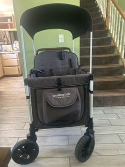 Wonderfold wagon 4 sits