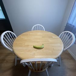 Dining Table With Four Chairs