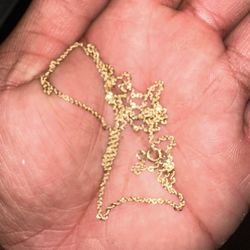 14k Gold Rope Chain (ALSO DOING TRADES)