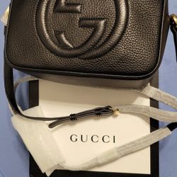 Gucci Soho Black Leather Cross Body Bag

