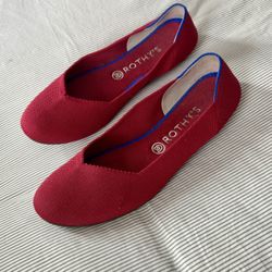 Rothy’s Red The Flat Shoes 10.5