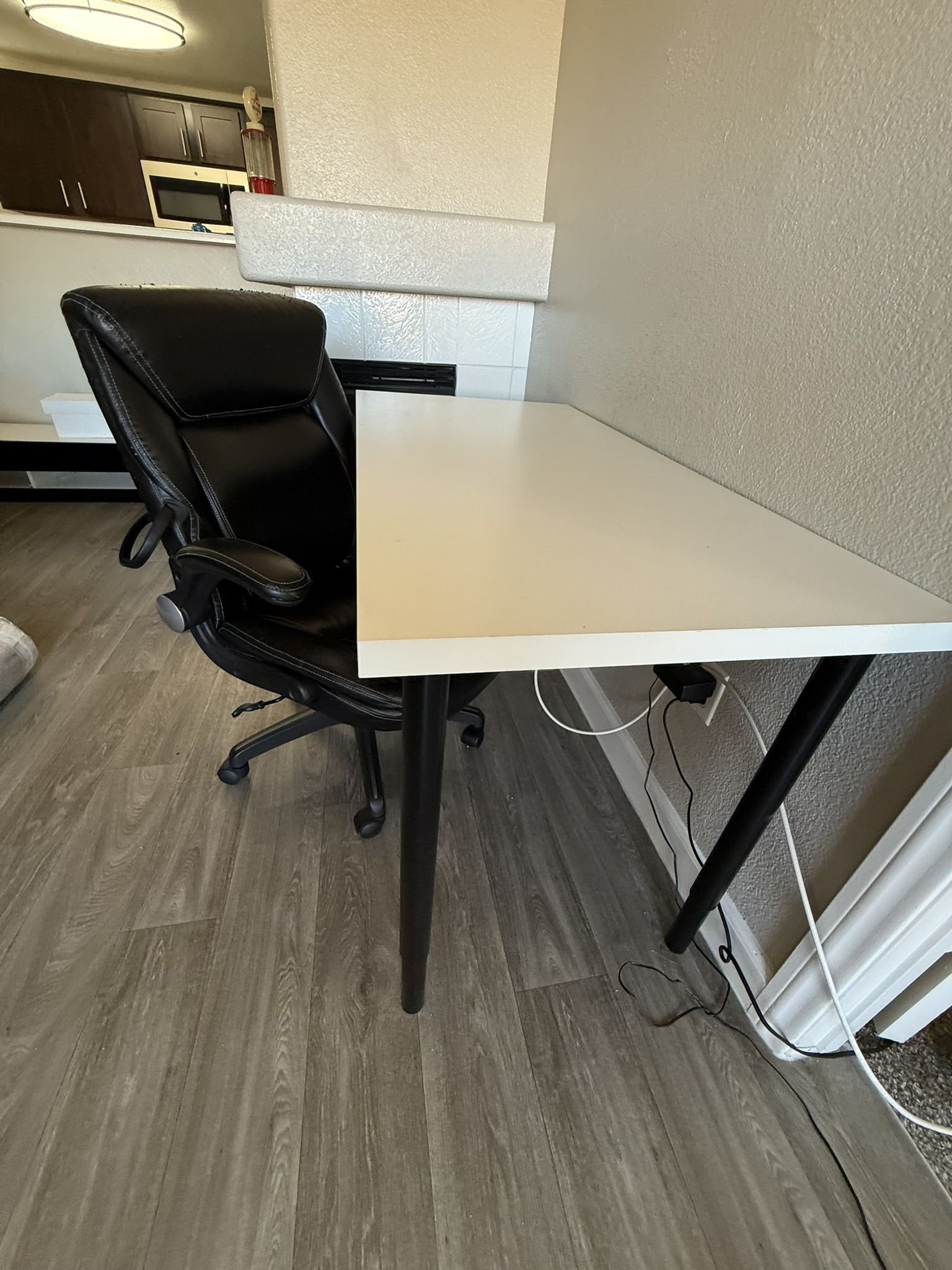 IKEA desk With Serta chair