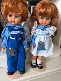 Angel Buppe Western Germany girl and boy dolls