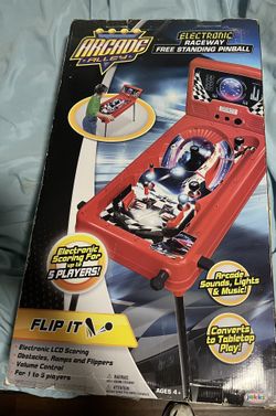 Arcade Alley Electronic Raceway Free Standing Pinball