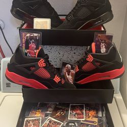 Jordan 4 Retro Shoes, Jordan Kobe Cards 