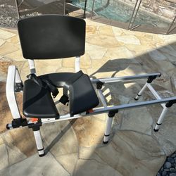 ShowerGlyde Model SG2 Sliding Shower Transfer Bench with Commode Opening for Elderly