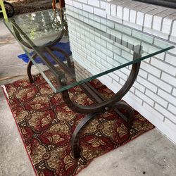 Beautiful Double Bevel Glass Top Desk/ Display Table Asking $100