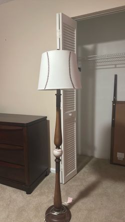 Baseball floor lamp