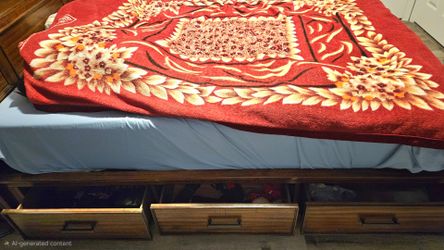 King Size Bed with Mattress