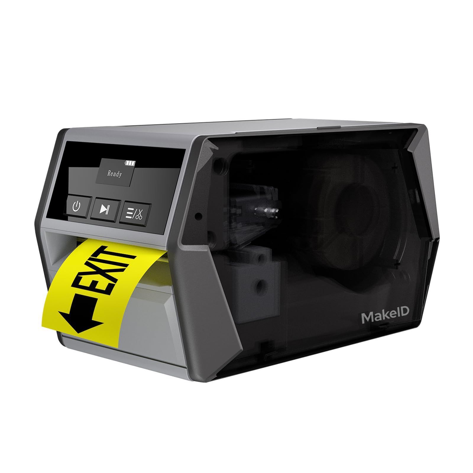 Makeid D50 Industrial Label Printer, Desktop Label Maker 2" Print Head, Mobile APP & PC Editor Compatible, 2600mAh Li-Ion Battery, Come With 1.97" W X