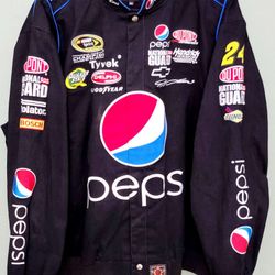 Size XXXL JH Design Pepsi Jeff Gordon Black Jacket. 
