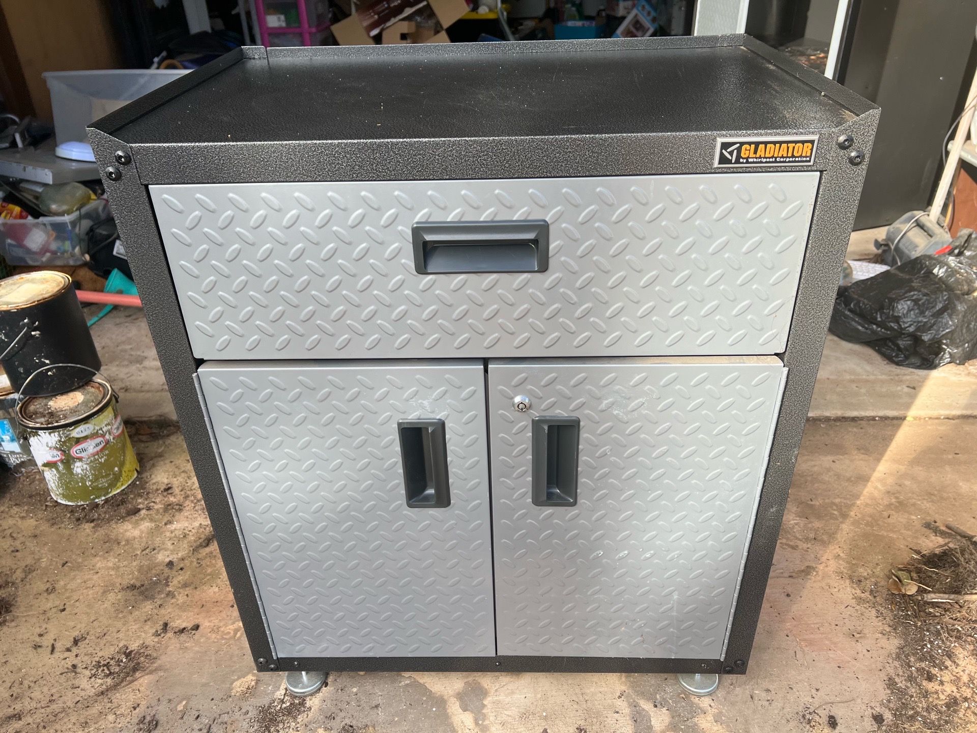 Gladiator steel freestanding garage cabinet