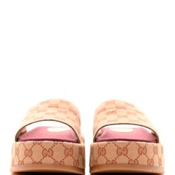 Gucci Platform Slides 