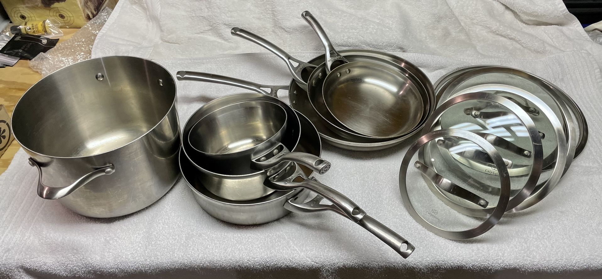 Calphalon 12pc Stainless Steel Cookware Set