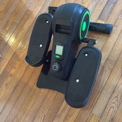Under Desk Elliptical Machine, Pedal Exerciser Fully Assembled with 8 Resistance Levels