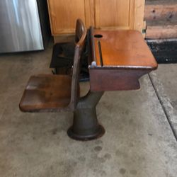 Antique School House Desk 