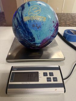 Ebonite 10.2 pounds bowling ball