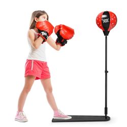 Kids Punching Bag Boxing Gloves set
