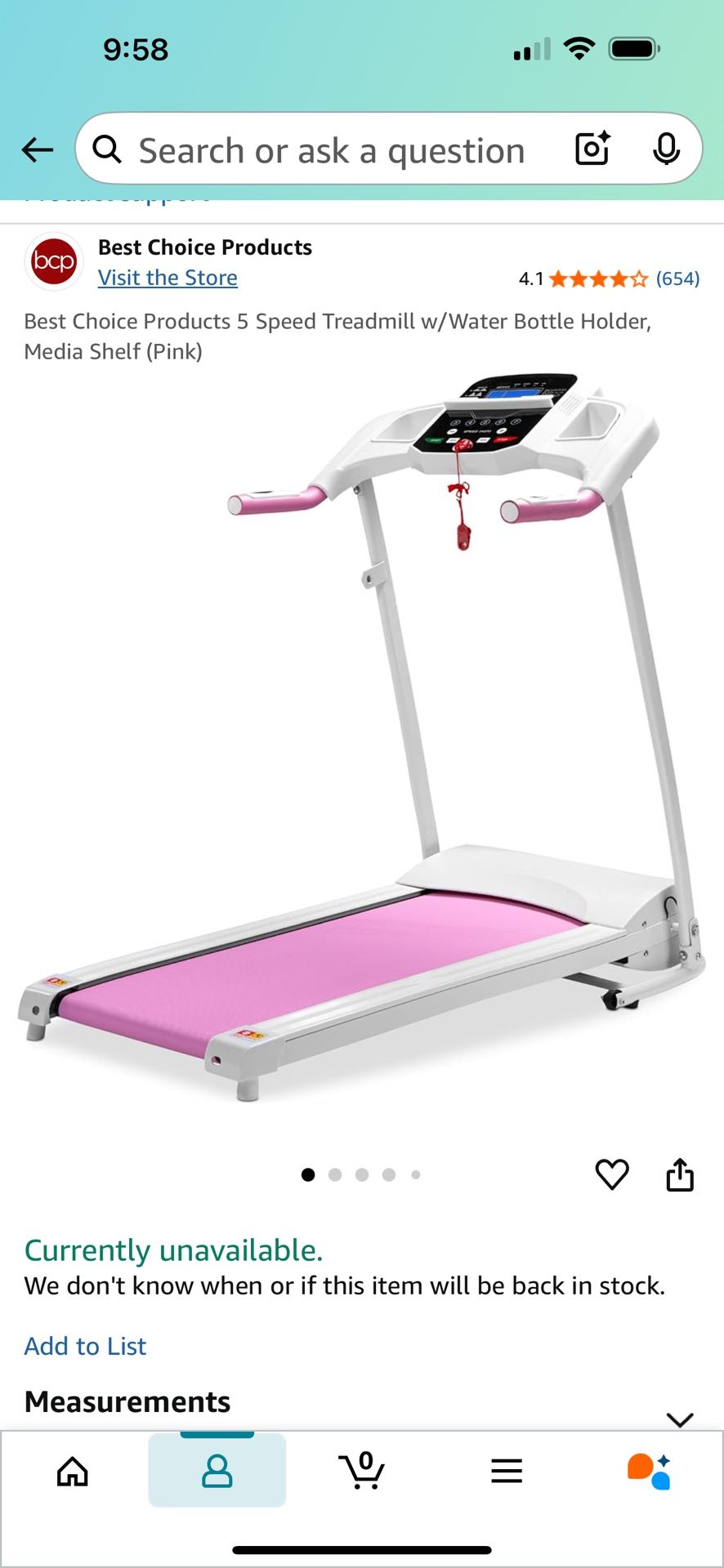 Pink Treadmill And Rowing Machine