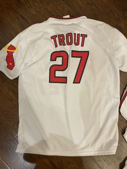 Mike trout sale throwback jersey