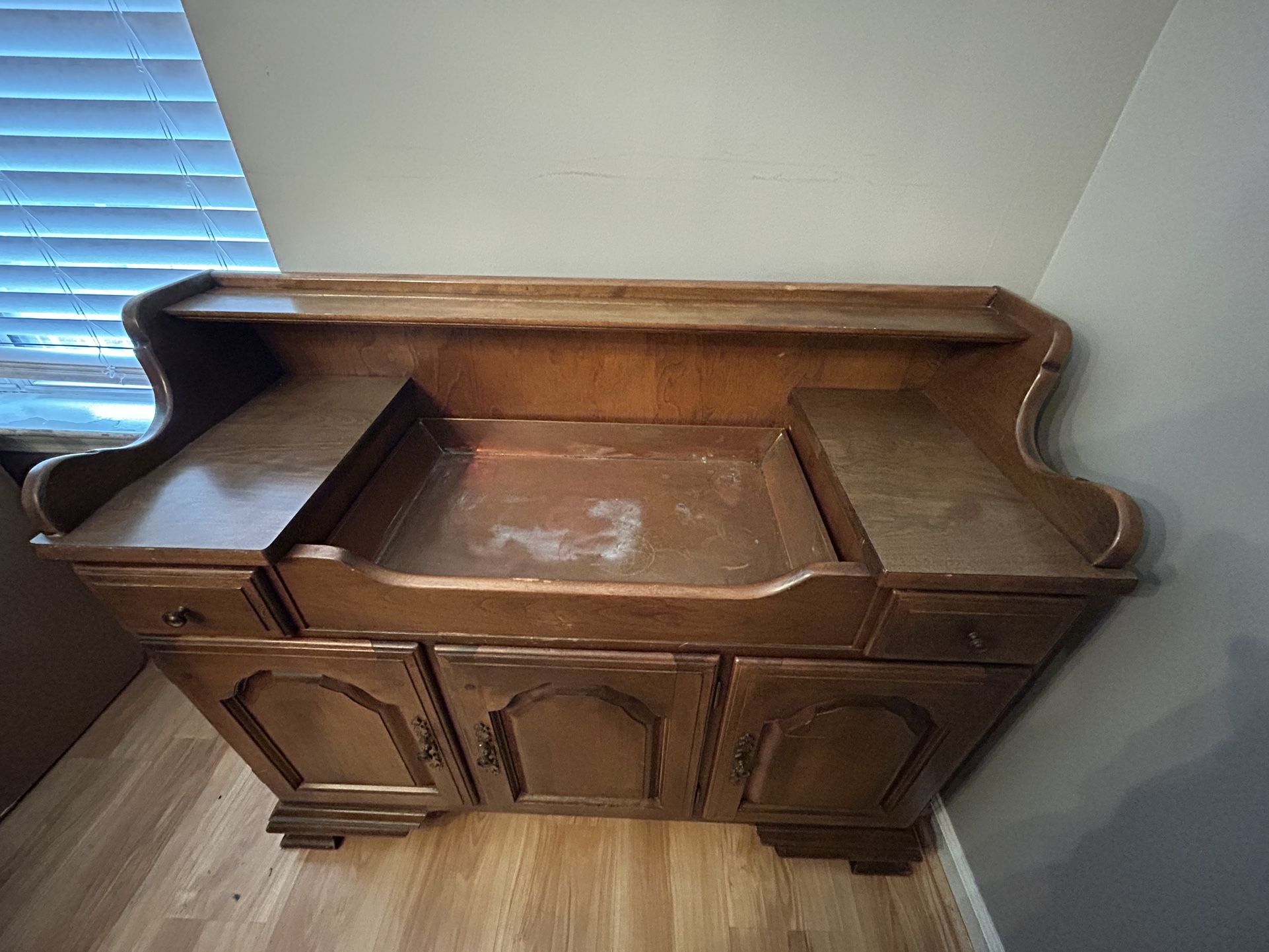 Maple Dry Sink with Copper Lining by Temple Stuart